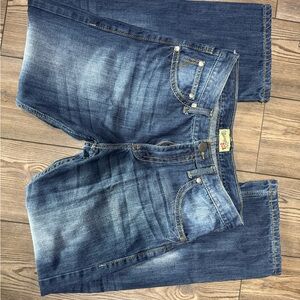 Wrangler Men's Dark Blue Bootcut Jeans 32x32